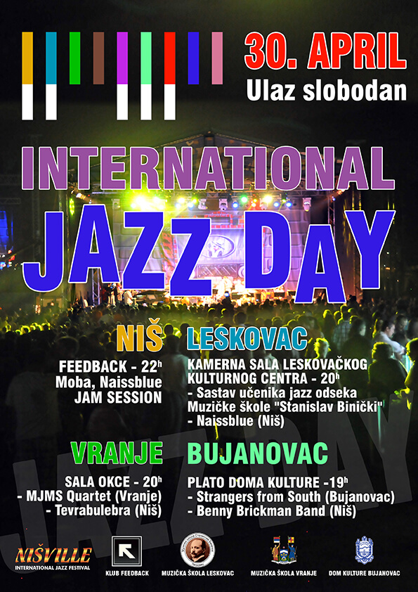 206 International Jazz Day 2016 Nis, Leskovac, Vranje & Bujanovac (Serbia)