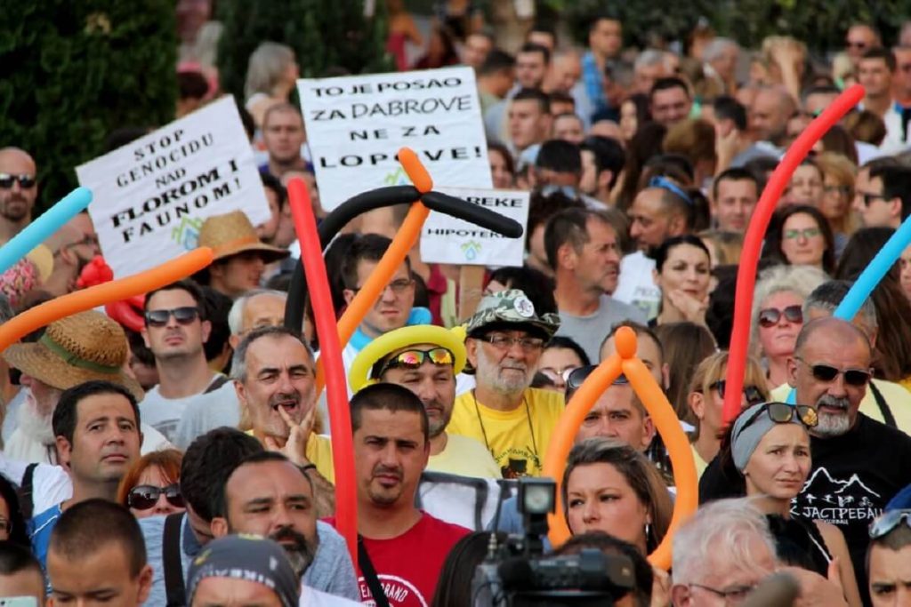 Protest u Pirotu (02.09.2018)